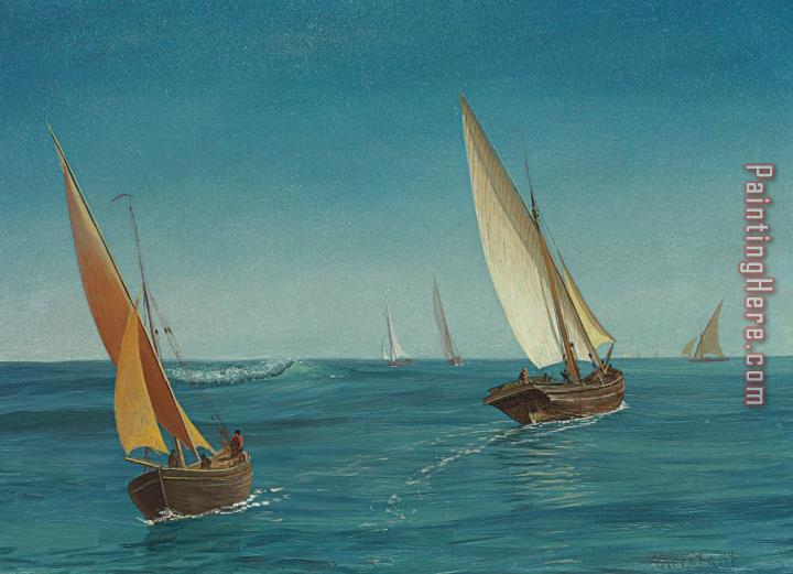Albert Bierstadt On The Mediterranean